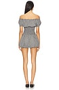view 3 of 4 Valerie Romper in Black & White Gingham