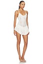 view 2 of 4 Fianna Pointelle Romper in White