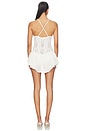 view 3 of 4 Fianna Pointelle Romper in White
