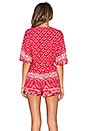 view 3 of 4 x REVOLVE Isabelle Romper in Red Scarf