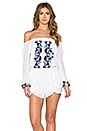 view 1 of 4 Carmella Romper in Ivory