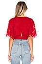 view 3 of 5 Yvette Top in Berry Red