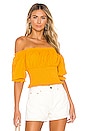 view 1 of 4 Lydia Top in Sunflower Yellow