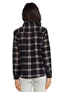 view 3 of 5 Boyfriend Button Up Blouse in Plaid w/ Studs in Plaid & Studs