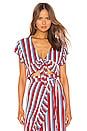 view 1 of 4 TOP CORTO WAVES FOR DAYS in Americana Stripe