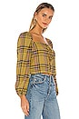 view 2 of 4 Tucker Top in Yellow Plaid
