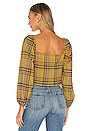 view 3 of 4 Tucker Top in Yellow Plaid