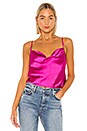 view 1 of 4 Rhode Cropped Cami Top in Magenta Pink