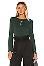 view 2 of 5 Khloe Top in Forest Green