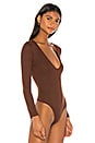 view 3 of 5 Frances Bodysuit in Chocolate