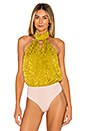 view 2 of 6 Titus Bodysuit in Citron Green