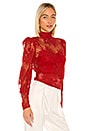 view 2 of 4 MARCIE 탑 in Flame Scarlet