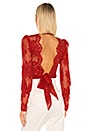 view 3 of 4 MARCIE 탑 in Flame Scarlet