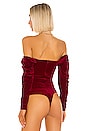 view 4 of 5 Havana Bodysuit in Ruby Red