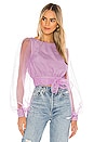 view 1 of 4 Mi Amor Top in Lilac