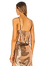 view 3 of 5 Duchess Sequin Top in Gold