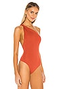 view 3 of 5 Kayleen Bodysuit in Burnt Orange