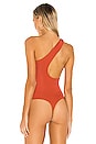 view 4 of 5 Kayleen Bodysuit in Burnt Orange