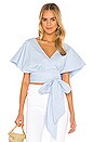 view 1 of 4 Annalee Top in Baby Blue