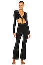 view 4 of 5 Edge Cropped Cardigan in Black