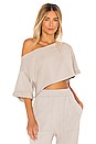 view 1 of 4 Cropped Off Shoulder Top in Sandstone
