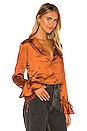 view 2 of 4 Aerin Blouse in Rust
