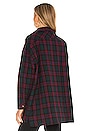 view 3 of 4 Gela Oversized Top in Green Plaid