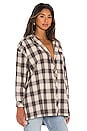 view 2 of 4 Gela Oversized Top in Nude Plaid