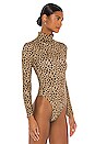 view 3 of 5 BODY TURTLENECK in Tan Leopard
