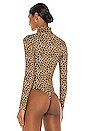 view 4 of 5 BODY TURTLENECK in Tan Leopard