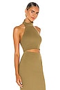view 2 of 4 Danna Top in Olive Green
