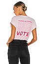 view 1 of 6 T-SHIRT GO VOTE in Pink