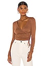 view 1 of 4 Dory Top in Brown