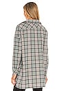 view 4 of 5 Gela Oversized Top in Sage Plaid