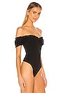 view 3 of 5 Lacey Bodysuit in Black