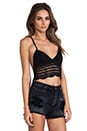 view 2 of 5 South Beach Crop Top in Black