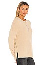 view 2 of 5 HENLEY OVERSIZED WAFFLE in Cream