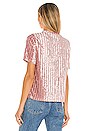 view 3 of 5 Nicola Velour Tee in Blush