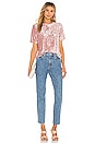 view 4 of 5 Nicola Velour Tee in Blush