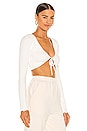 view 2 of 5 Edge Cropped Cardigan in Ivory