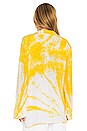 view 3 of 4 Whitney Beach Shirt in Maize Yellow Tie Dye
