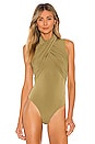 view 2 of 5 Kelly Bodysuit in Olive Green