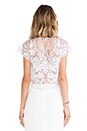 view 3 of 4 TOP CORTO HEY LOVE in White