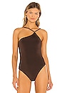 view 2 of 5 Katie Bodysuit in Espresso Brown