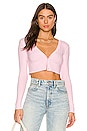 view 1 of 4 Nicola Cropped Cardigan in Pink