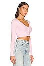 view 2 of 4 Nicola Cropped Cardigan in Pink