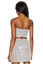 view 3 of 5 Mischa Top in Grey Plaid