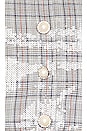 view 5 of 5 Mischa Top in Grey Plaid