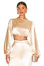 view 2 of 4 Britt Blouse in Champagne