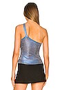 view 3 of 4 Rosie Cropped Tank Top in Electric Blue